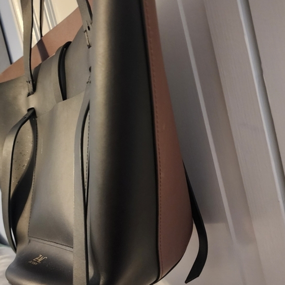 👜 Zac Posen Belay Large Colorblock Tote – French Roast & Black - Picture 8 of 16